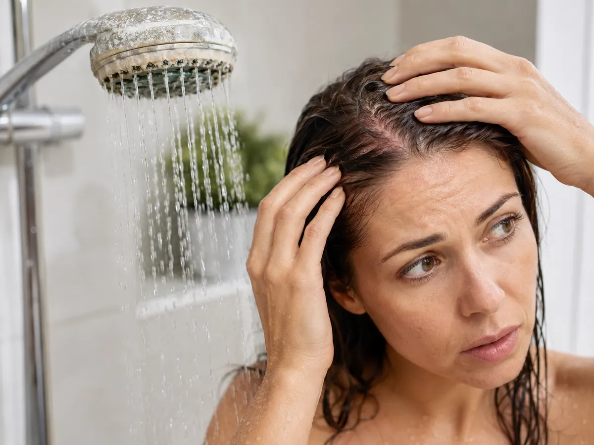 Agua Dura y Caída del Cabello: Filtro de Ducha + Solución Real