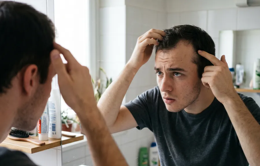 Calvitie à 20 ans : 5 signes qui ne trompent pas (et comment l'arrêter)
